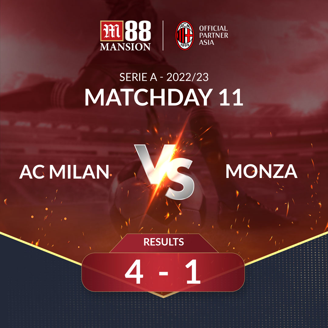 Milan 4-1 Monza: Serie A 2022/23 MD11 Highlights - AC Milan FC