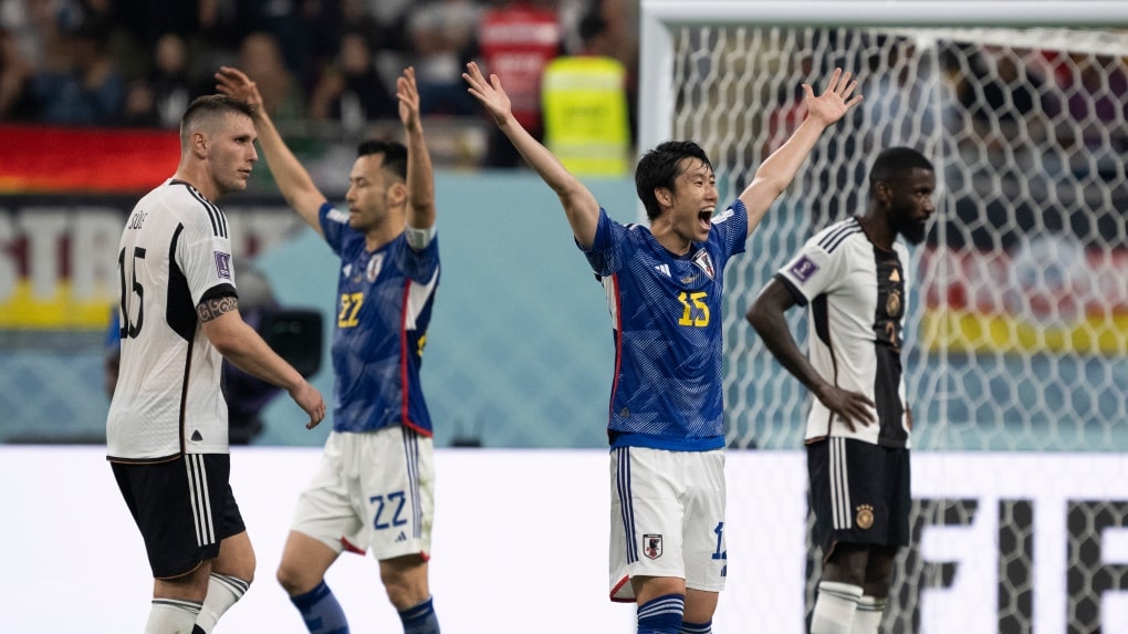 Kamada and Japan beat Germany in the 2022 FIFA World Cup-min