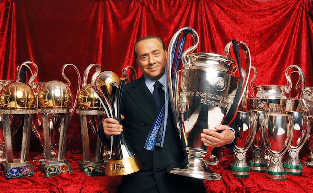 Berlusconi titles won with AC Milan-min