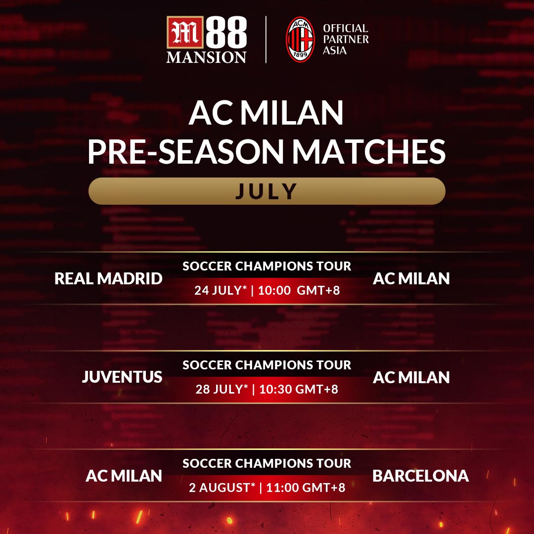 AC Milan's pre-season tour