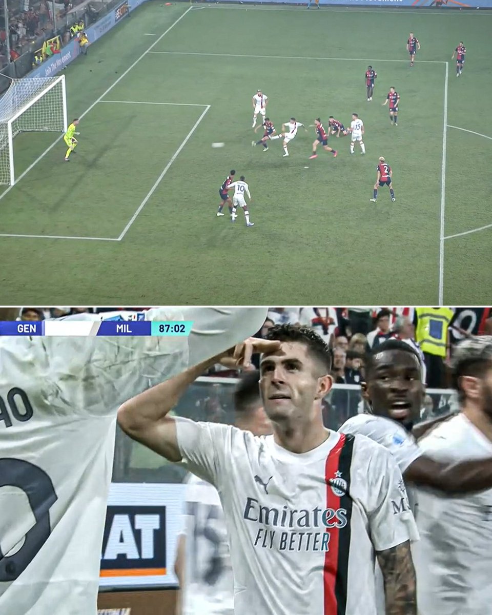 Pulisic scored the only goal at Genoa