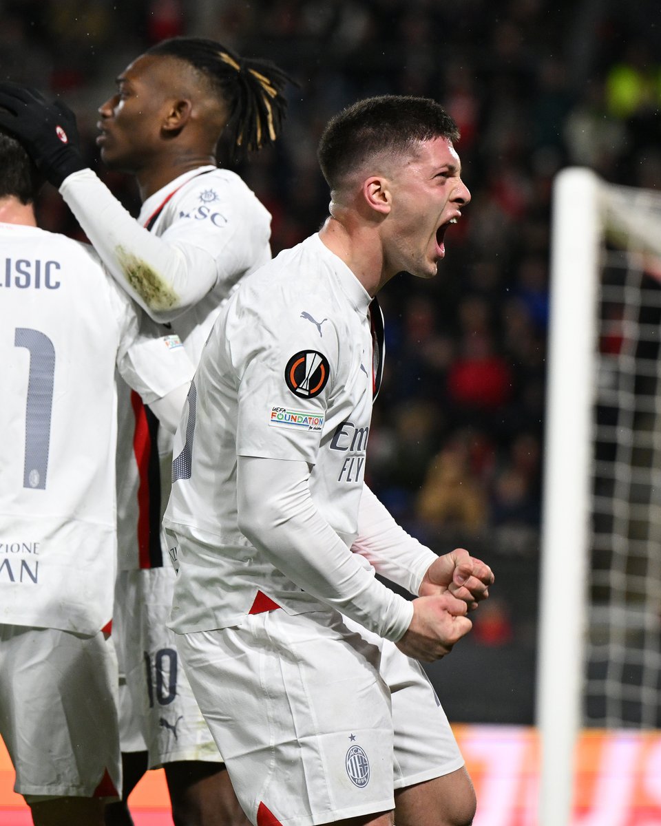 Luka Jovic scored against Rennes in the Europa League play-off