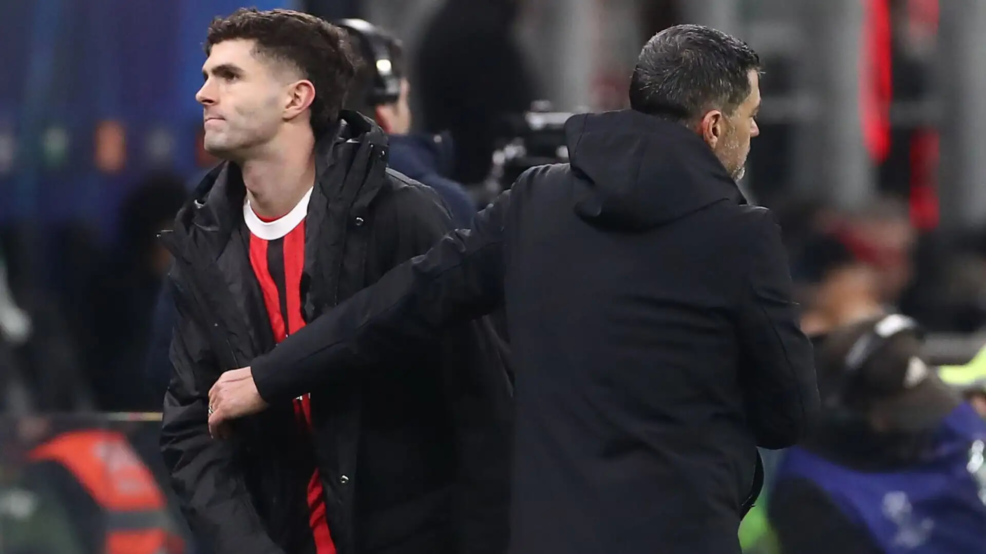 pulisic-denies-rift-with-ac-milan-boss-sergio-conceicao